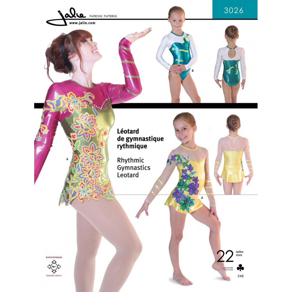 Jalie Patterns Gymnastics Suit 3026