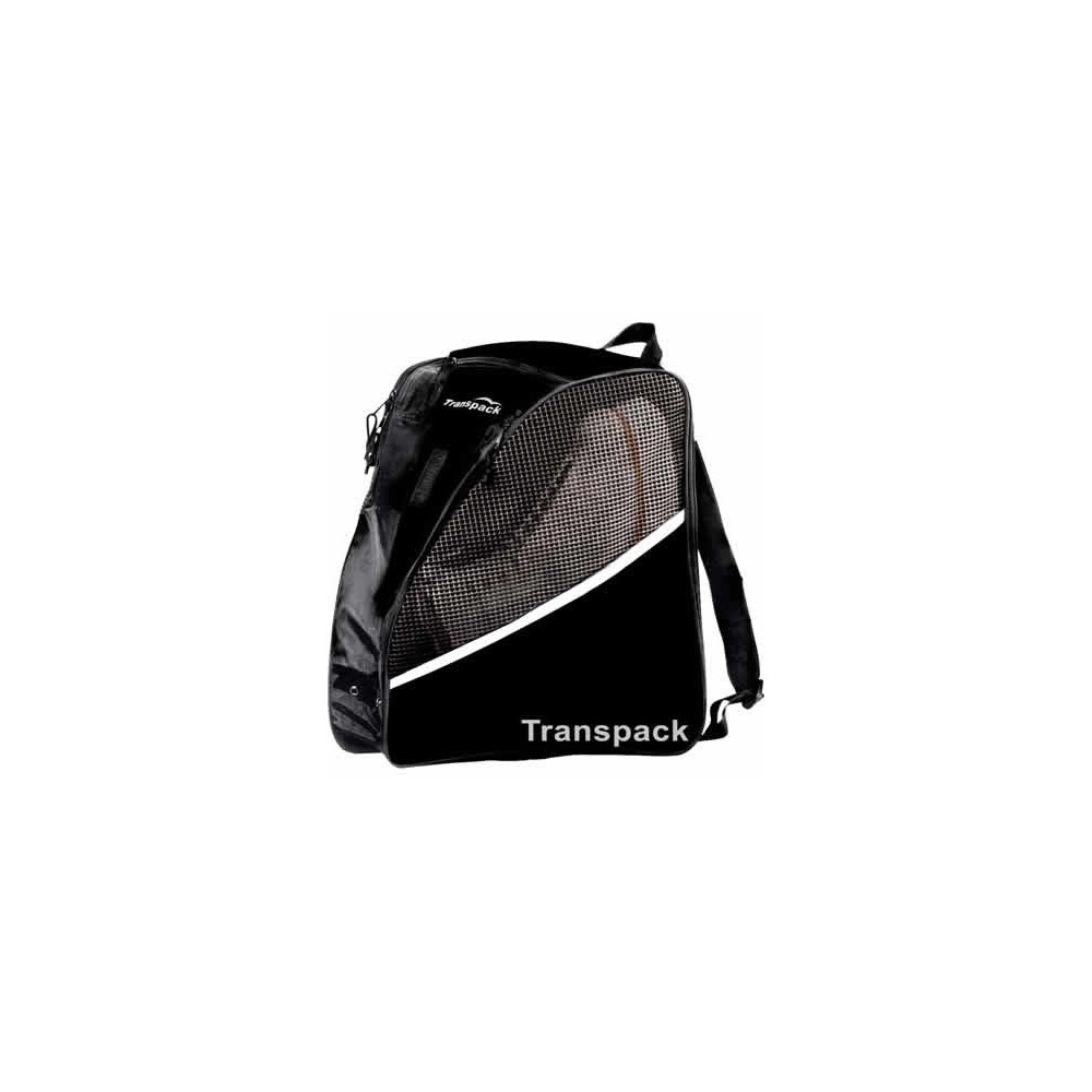 Transpack Ice - Schlittschuh-Rucksack schwarz