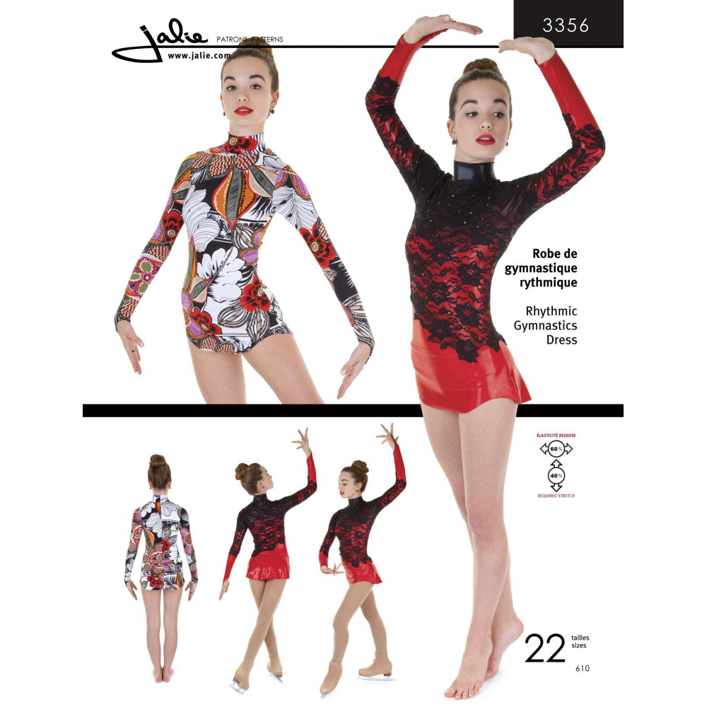 Jalie Patterns Figure Skating Dress 3356
