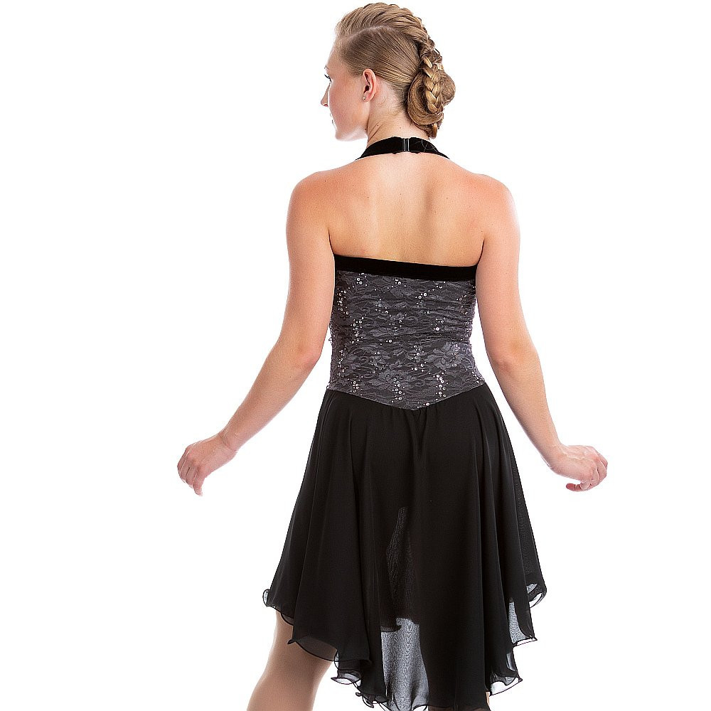 EliteXpression Figure Skating Dress „Dance Dress“, grey